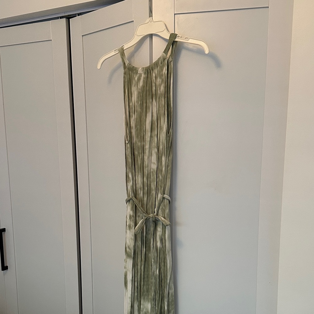 Dress Forum Green Tie-Dye Maxi Dress